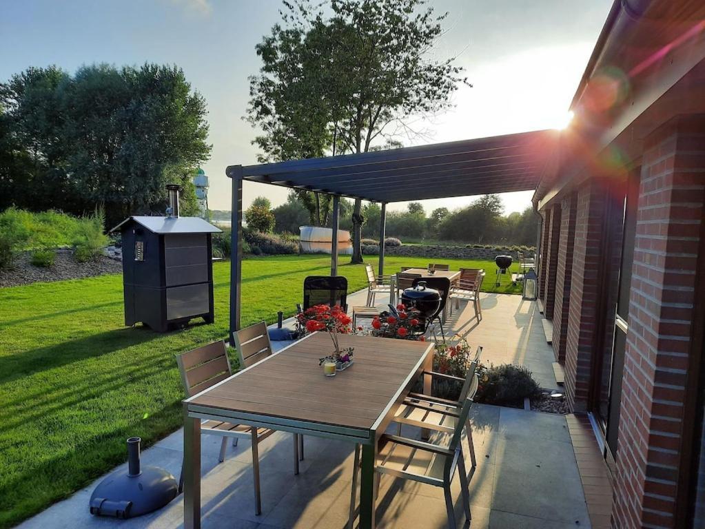Schwanewede Ferienwohnung Sonnenaufgangsgenuss Harriersand מראה חיצוני תמונה